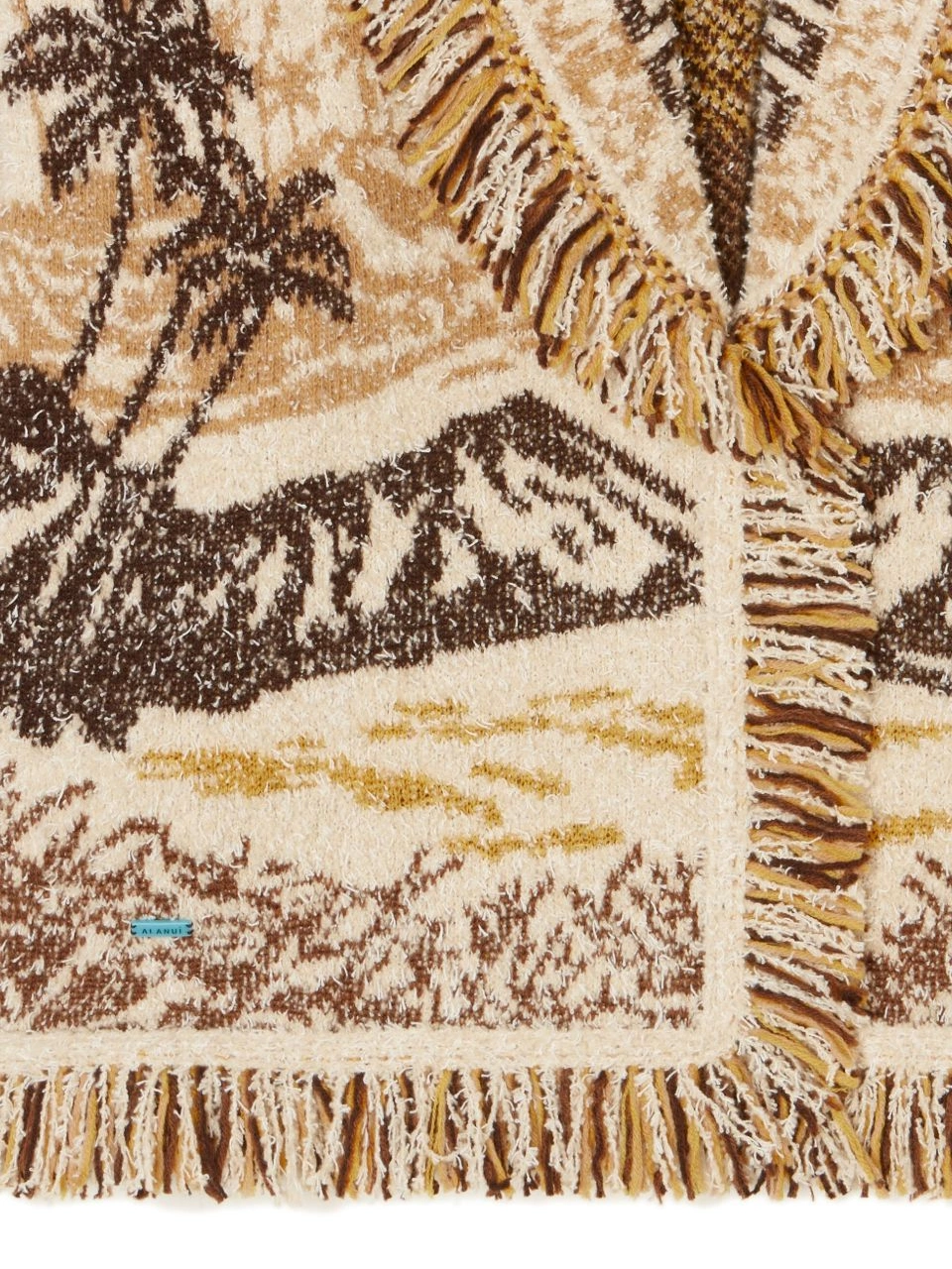 Affordable cardigan Women patterned-jacquard fringed-edge Alanui 0402
